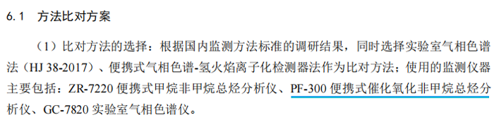 《固定污染源廢氣總烴、甲烷和非甲烷總烴的測(cè)定便攜式催化氧化-氫火焰離子化檢測(cè)器法》